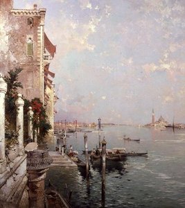Venice - View From The Zattere — Franz Richard Unterberger