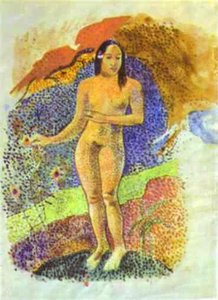 Tahitian Eve — Eugène Henri Paul Gauguin, Post-impressionism