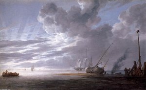 Seascape In The Morning — Simon Jacobsz De Vlieger