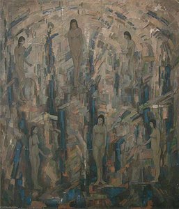Six Nudes in a Landscape