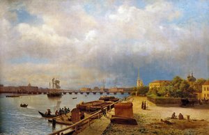 View Of The Neva And Peter And Paul Fortress — Lef Feliksovich Lagorio