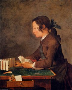The House Of Cards — Jean-baptiste-siméon Chardin