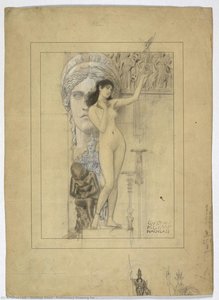 Preliminary Drawing For — Gustav Klimt