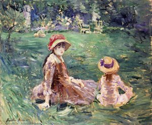 In The Garden At Maurecourt — Berthe Morisot
