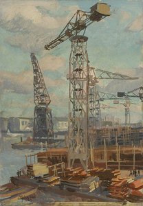 Belfast Cranes — Stephen Bone