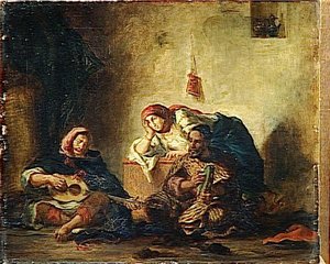 Musici Ebrei Di Mogador — Eugène Delacroix