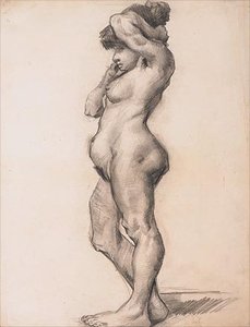 Nudo Femminile In Piedi — Vincent Willem Van Gogh