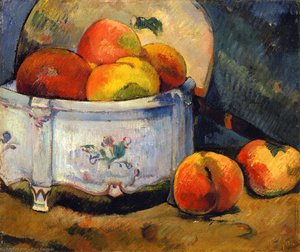 Still Life With Peaches — Eugène Henri Paul Gauguin