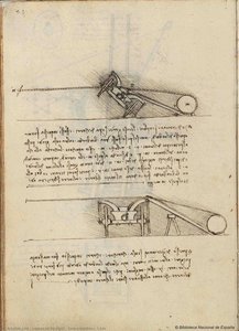 Codex Madrid I, F.34v — Leonardo Da Vinci, High Renaissance