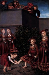 David And Bathsheba — Lucas Cranach The Elder