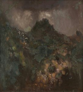 Landscape With A Castle Before A Storm — Baron László Mednyánszky, Ladislaus Josephus Balthasar Eustachius Mednyánszky