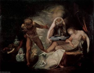 Deutsch Belindas Traum English Dream Of Belinda Русский Сон Белинды — Johann Heinrich Füssli