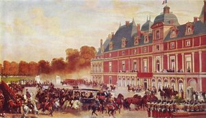 Arrival Of Queen Victoria In Castle Eu — Eugene Louis Lami