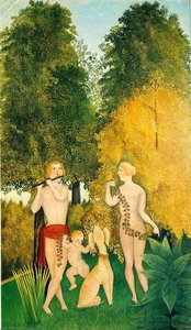 The Happy Quartet — Henri Julien Félix Rousseau (le Douanier)