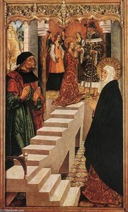 Presentation Of The Virgin In The Temple — Master Of Budapest, Late Gothic
