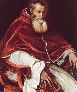 Portrait Of Pope Paul Iii — Titian