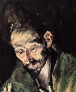 The Adoration Of The Shepherds (detail) — El Greco