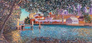 Reflections Of The Former Platypus Buildings From Across Neutral Bay — Nicholas Michael Hollo