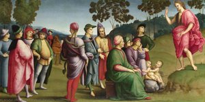 Saint John The Baptist Preaching — Raphael