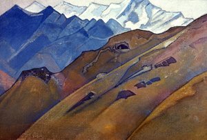 Milarepa's Cave — Nicholas Roerich