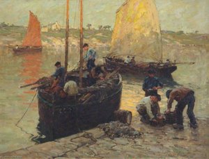 Evening, Concarneau — Terrick John Williams