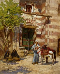 Before The Palace — Frederick Arthur Bridgman, Orientalism
