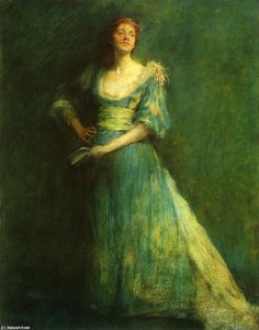 Comedia — Thomas Wilmer Dewing, Tonalism