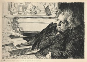 Joseph-ernest Renan — Anders Leonard Zorn