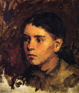Head Of A Young Girl — Frank Duveneck