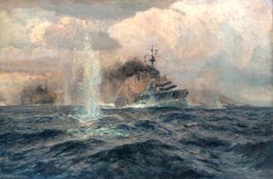 Hms 'lion' At The Dogger Bank Action — Arthur James Wetherall Burgess