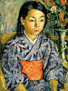 Girl In Kimono — David Davidovich Burliuk