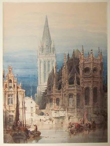 St Pierre, Caen. Exterior — David Roberts
