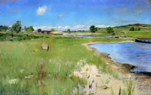 Shinnecock Hills From Canoe Place, Long Island — William Merritt Chase, Impressionism