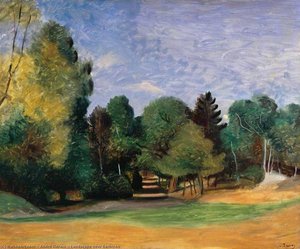 Landscape Near Barbizon — André Derain