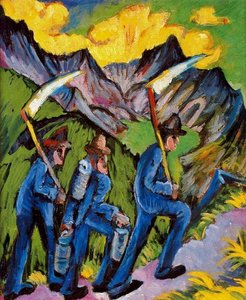 Vita Alpina. Triptico — Ernst Ludwig Kirchner