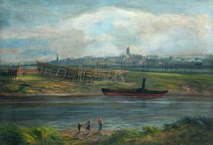Tommy Seath's Boatyard, 1890 — Thomas Grant