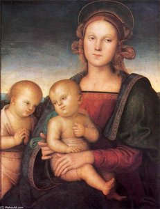 Madonna With Child And The Infant St John — Vannucci Pietro (le Perugin), Renaissance