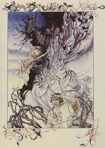 A Midsummer Night's Dream Puck And Lysander — Arthur Rackham