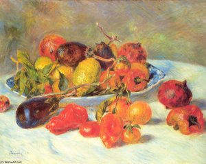 Fruits From The Midi — Pierre-auguste Renoir, Impressionist Style