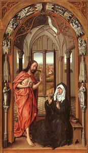 Christ Appearing To His Mother — Rogier Van Der Weyden