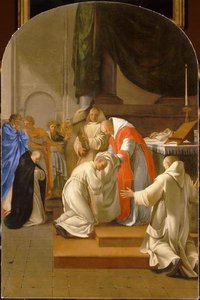 SAINT BRUNO DONNE L'HABIT A PLUSIEURS PERSONNES