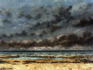 Calm Seas — Gustave Courbet, Realism