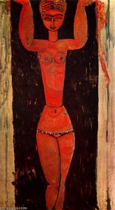 Untitled (7473) — Amedeo Clemente Modigliani, Expressionism