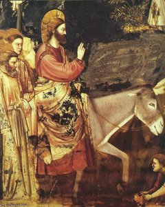Scenes From The Life Of Christ. Entry Into Jerusa — Giotto Di Bondone