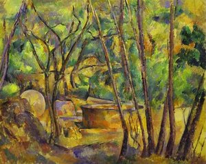 Grindstone And Cistern In A Grove — Paul Cézanne, Post-impressionism