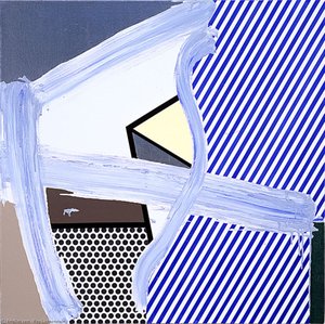 Brushstroke With Still Life Vii — Roy Lichtenstein