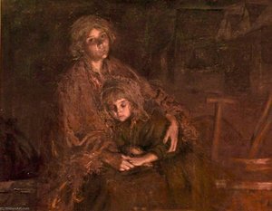 By The Watchman's Fire — Thomas Edwin Mostyn