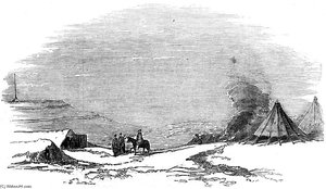 Barrack Tents And Redoubt, Kalafat — Constantin Guys