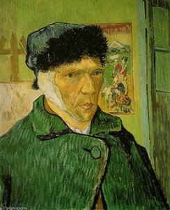 Self-portrait With Bandaged Ear, Co — Vincent Willem Van Gogh, Post-impressionism