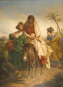 Scene Tiree De La Bible (ruth Et Noemi) Noemi Quitte La Terre De Moab — Alexandre Denis Abel De Pujol